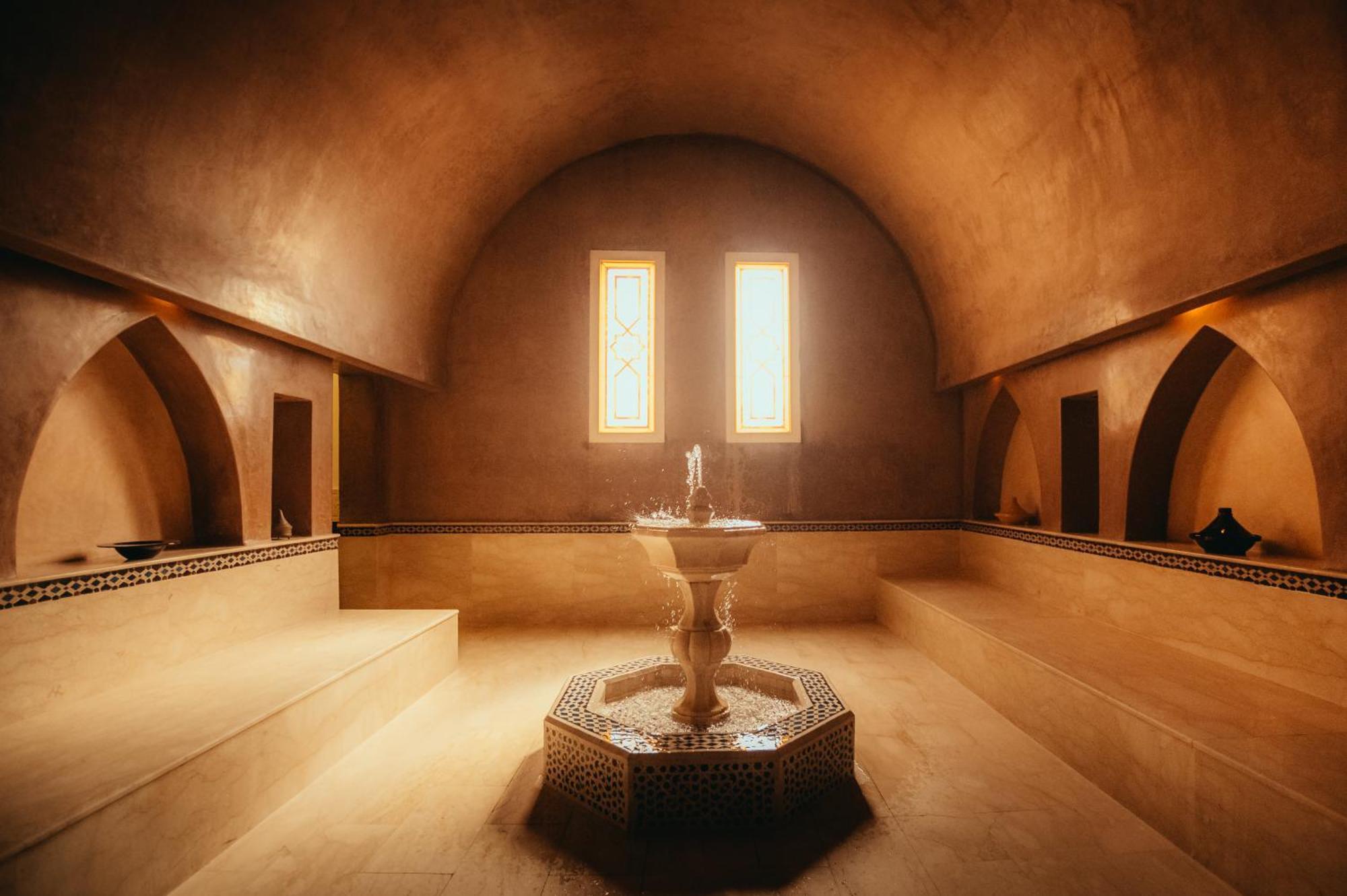 Tikida Golf Palace Agadir Zewnętrze zdjęcie The hammam at the Royal Bath