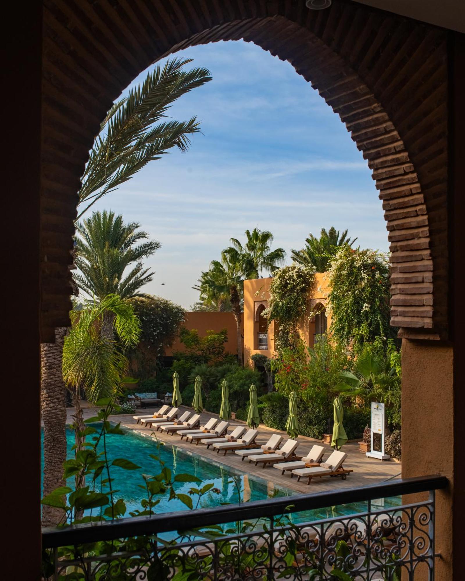 Tikida Golf Palace Agadir Zewnętrze zdjęcie The swimming pool at the hotel