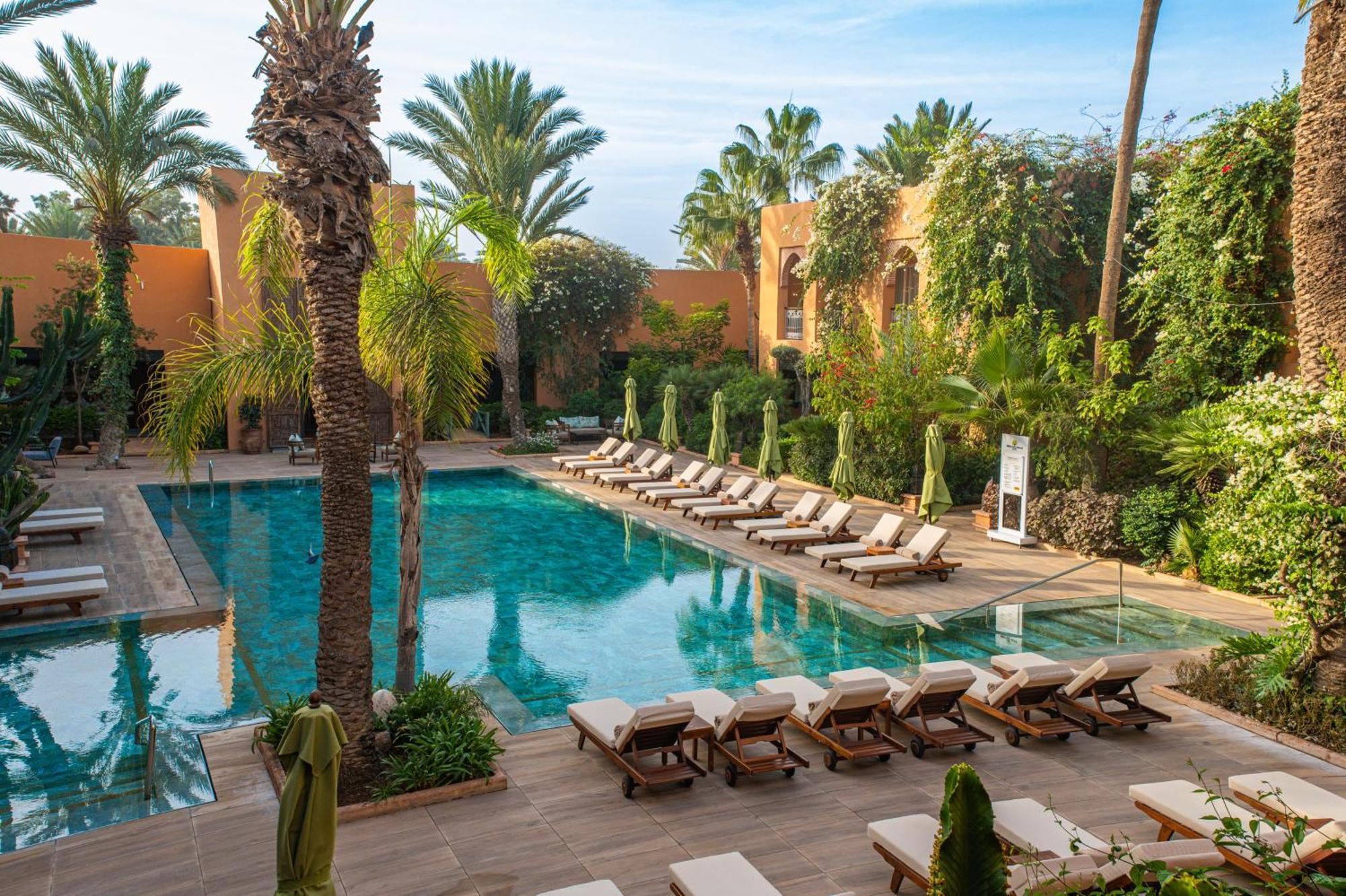 Tikida Golf Palace Agadir Zewnętrze zdjęcie The swimming pool at the hotel