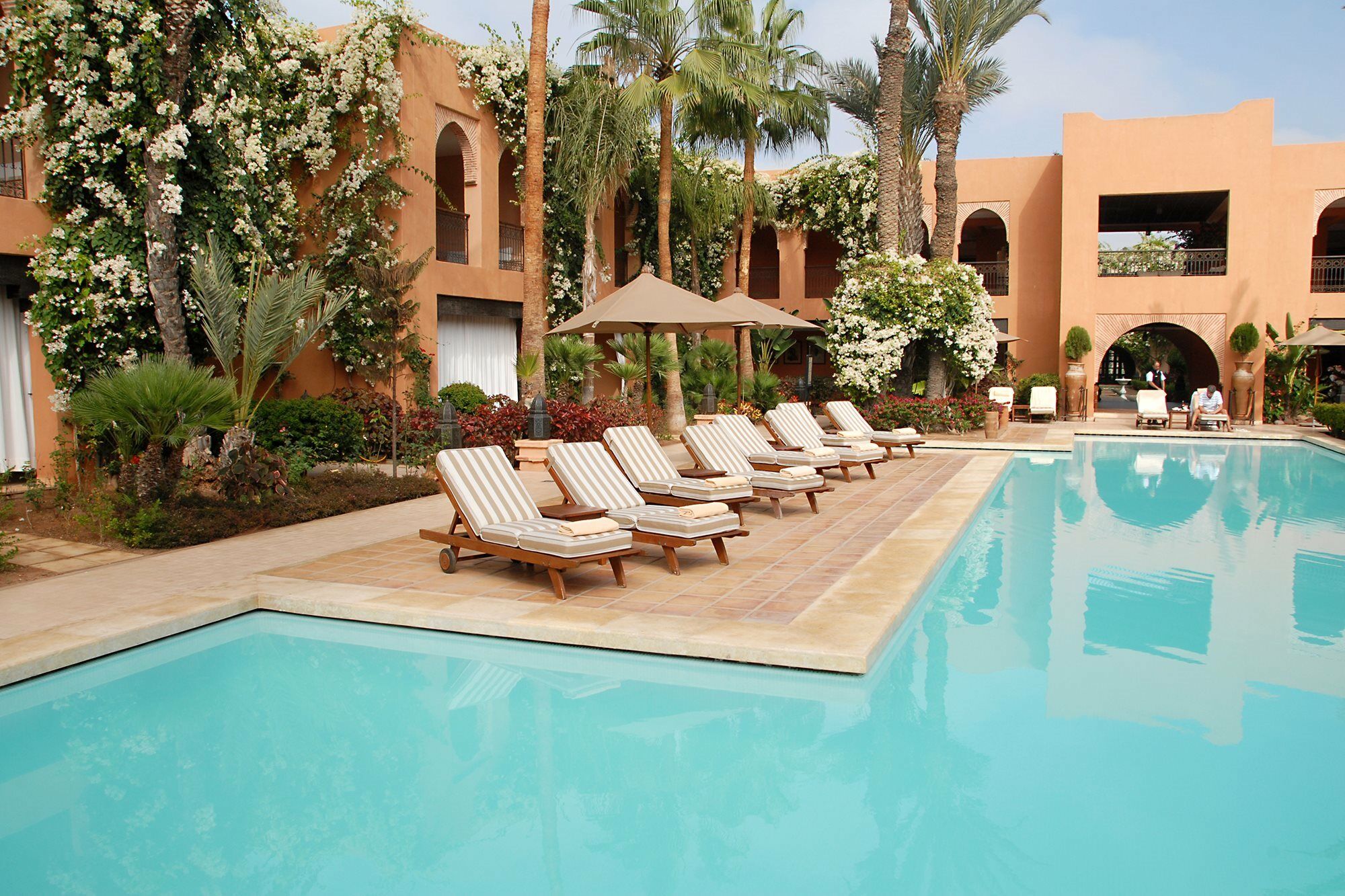 Tikida Golf Palace Agadir Zewnętrze zdjęcie The swimming pool at the hotel